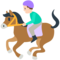 Horse Racing emoji on Mozilla